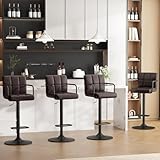 DURABLE ET ROBUSTE: Rembourré de mousse hautement élastique de 7cm d'épaisseur, recouvert de simili cuir PU imperméable et résistant à l'usure et soutenu par une base large (Ø 41cm), le tabouret haut offre un grand confort et une longue durée de vie. Fabriqué avec un ressort à gaz certifié SGS et une base solide, il est durable, antirouille et robuste et a une capacité de charge maximale de 285 lb.