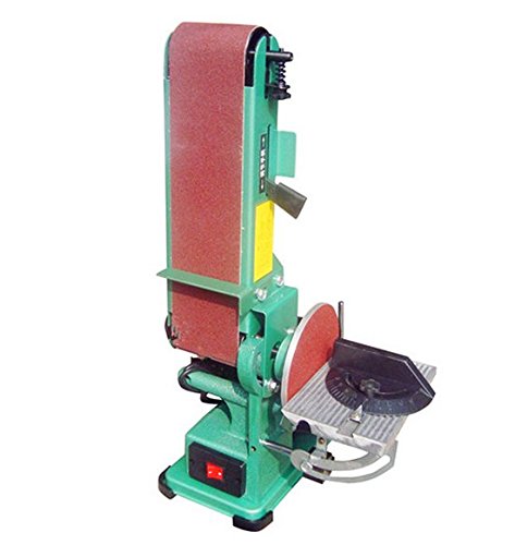 Ponceuse à bande 100x915 mm oscillante et disque de ponçage orientable