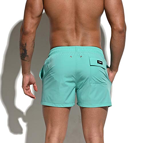 Men's Extra Short Board Shorts Fast-Dry Sports Gym Shorts Swimwear3