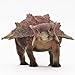 Gemini&Genius Ankylosaurus Action Figure Toy, Saichania Dinosaur Model Toy, Beautiful and Accurate Sculptures of Dino Toy Figure, Collection, Display & Play for Kids Dino Lover