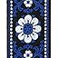 Blue Flower Embroidery