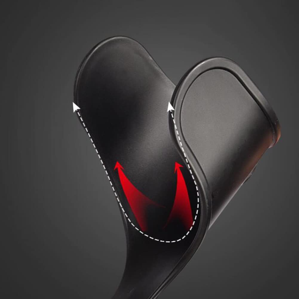Stampelle per Adulti (Coppia), stampelle Portatili Pieghevoli per avambraccio, stampelle telescopiche Regolabili per Camminare, stampelle in Alluminio Leggero per i Viaggi (Grigio/Nero)