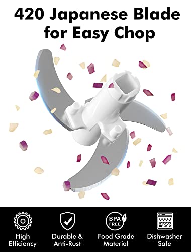 Image of GDL Food Chopper, Vegetable Chopper, Pull String Onion Chopper Dicer, 800ML