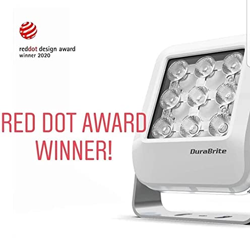 Durabrite Lights Nano Sport Series Floodlight Fog Led Light Bar Alternative 7,000 Lumens Boat Fishing Offroad Truck Automotive Marine Grade Ip67 Waterproof 12/24 Vdc 50W Searchlight (White, Flood) #TOP4