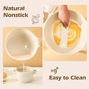 Sensarte ceramic cookware sets pots and pans set nonstick 20 piece induction cookware non toxic healthy non stick kitchen cooking set with stay cool handles pfas ptfe pfoa pfos free  urban country home decor