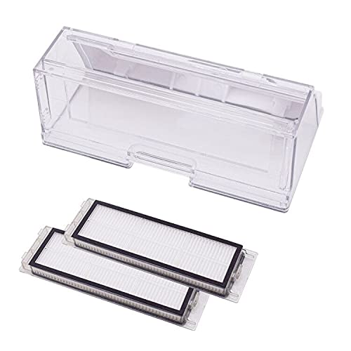 Dust Bin Box and 2 HEPA Filter for XIAOMI Roborock S50 S51 S52 S55 T6 Vacuum Cleaner Accessories Parts,do not fit for Roborock S6 pure Dust Bin Box and 2 HEPA Filter for XIAOMI Roborock S50 S51 S52 S55 T6 Vacuum Cleaner Accessories Parts,do not fit for Roborock S6 pure