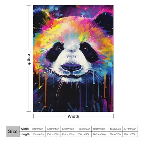 Couvertures moelleuse flannel panda idée cadeau literie douce - 6