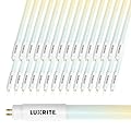 LUXRITE 30-Pack 4FT T5 LED Tube Lights, Type B, 24W=54W, 4 Colors 3500K | 4000K | 5000K | 6500K, 45.79", Single and Double End Powered, Ballast Bypass, 3200LM, F54T5 Fluorescent Replacement, UL, DLC