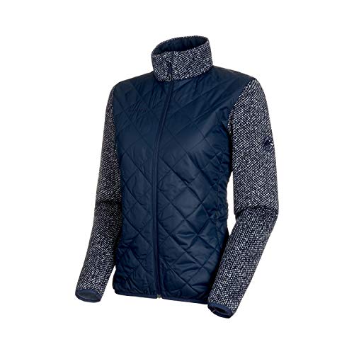 Preisvergleich Produktbild Mammut Damen Midlayer Fleece-Jacke Chamuera Hybrid - warme, gefütterte Übergangsjacke in Steppoptik ohne Kapuze, blau