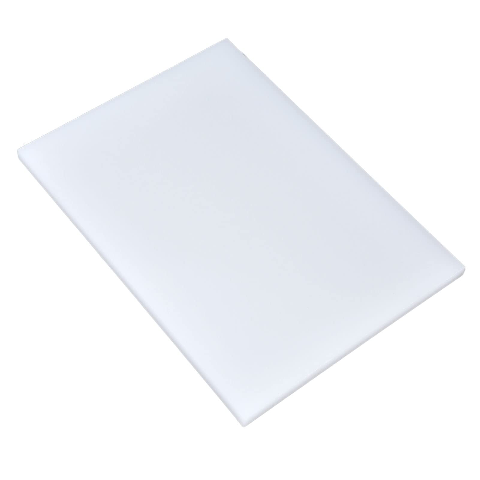 Leather Punch Pad, Leather Craft Punching Hammer Pad White Plastic Cutting Stamping Protection Board For Working Working Board Mat For DIY (140 * 120 * 15mm)