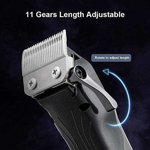 Andoer Aparador profissional de cabelo labial para cabelo para homens Cortador de barba Máquina elét