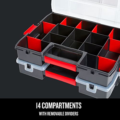 Image of CRAFTSMAN Tool Organizer, 2-Packs with 14-Compartments, Lid Includes Secure Latch (CMST60944M)