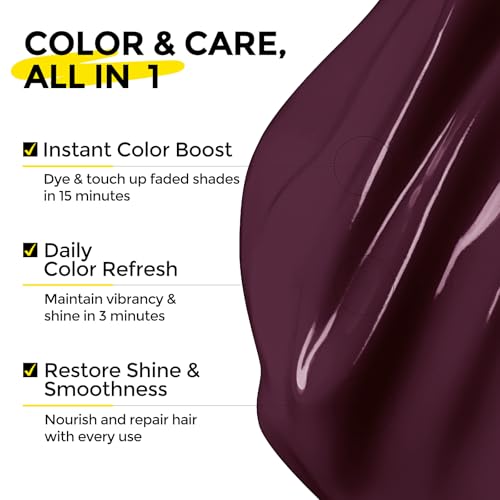 Image of COLORLOMO Color Depositing Conditioner, Semi Permanent Hair Color for Bleached, Highlighted & Color-Treated Hair, Hydrating Formula with Shea Butter & Almond Oil, 6oz-Rose Brown | 3 Minutes Magic Refresh & Boosts Color For Bleached & Color-Treated Hair, Nourishing Formula, Vegan & Cruelty-Free, 6 Oz