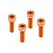 Orange Water Bottle Cage Anodizing M5 x 15mm Bolts Screws Bike