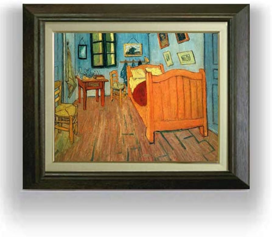 ポスト 印象派 ゴッホ 油彩 肉筆 模写 「ファン ゴッホの寝室」 ポスト 印象派 ゴッホ 油彩 肉筆 模写 「ファン ゴッホの寝室」