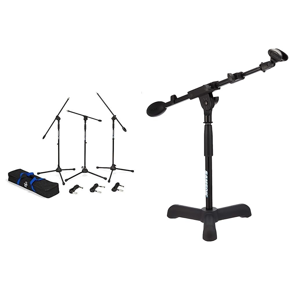 Amazon.com: Samson BL3VP Boom Stand and Cable (3-Pack) + Samson