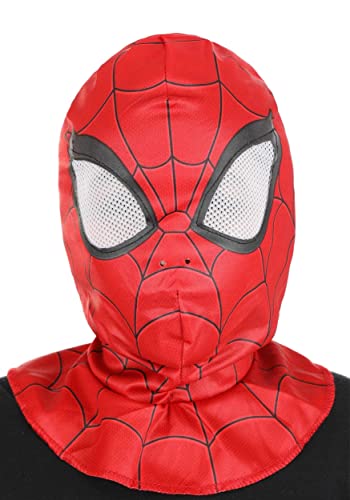 Jazwares Marvel - Máscara de Spiderman para niños, accesorio de superhéroe para Halloween, con licencia oficial, rojo estándar