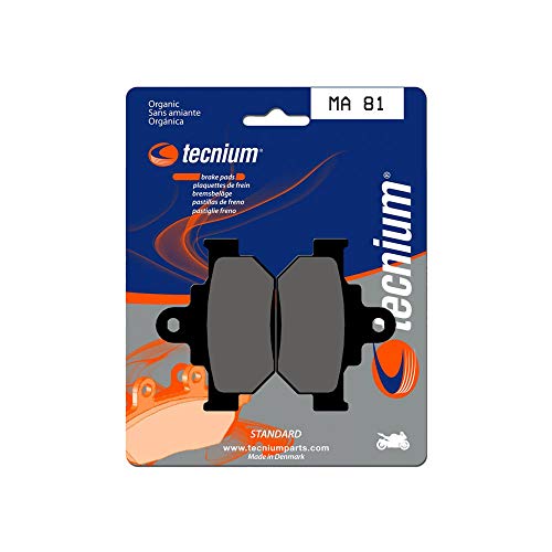 Plaquettes de frein MA81 Tecnium organique pour supprimer les sifflements