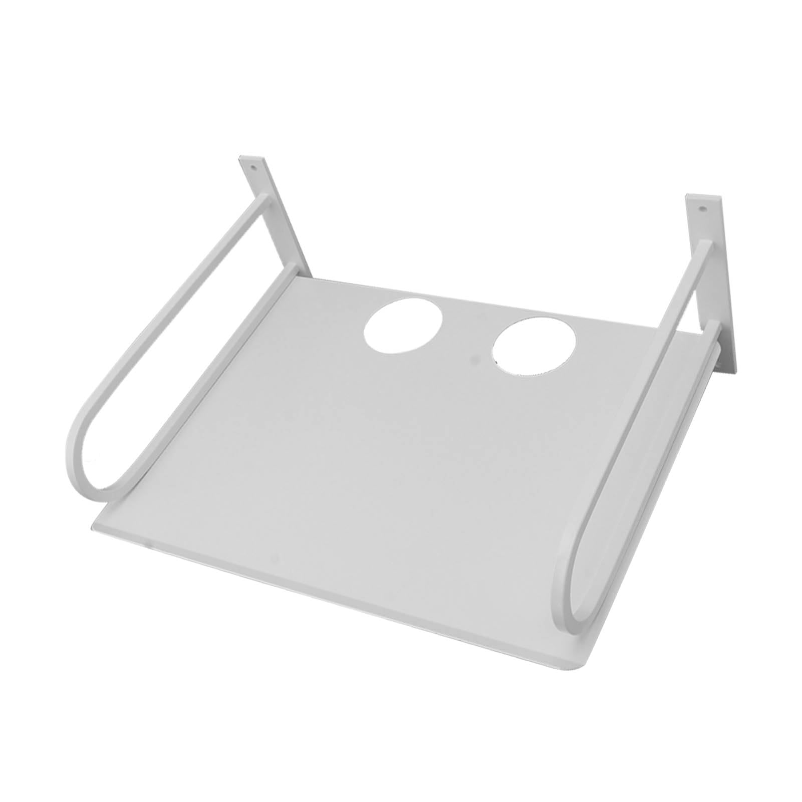 Estante de Pared para Proyector, Estante Flotante para Proyector, Resistente a la Oxidación, Duradero, Multipropósito, Fuerte Capacidad de Carga, Metal para Cajas de TV (Blanco)