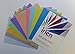 IRLEN Colored Overlays for Reading - Sample Pack of 10 (1 of Each Color)
