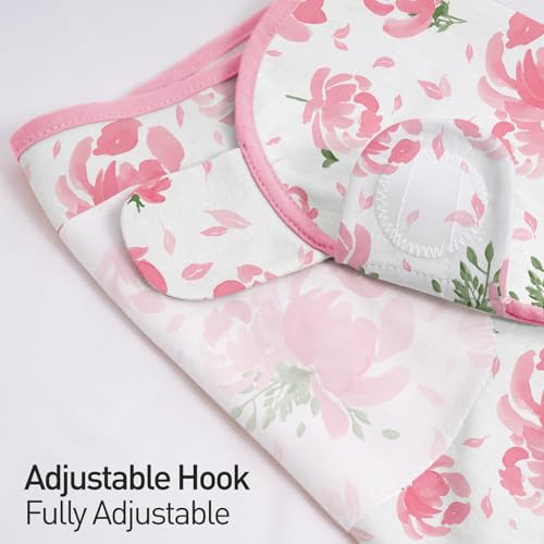 Image of GLLQUEN BABY Newborn Swaddles with Zipper, 0-3 Months, Adjustable Hook&Loop | 3-Pack, Baby Girl Swaddles Organic Cotton Womb-Like Nursery Swaddling Blanket reduces startle reflex, Soft & Skin-Friendly