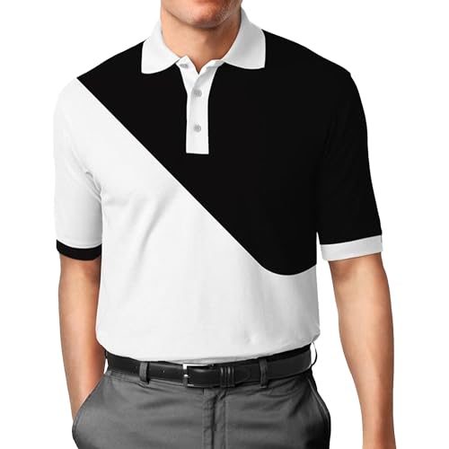 Polo de golf homme anti-transpiration coupe ajustée confortable