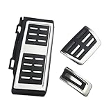 【Hochwertige Materialien】Dieses aus hochwertigen Materialien gefertigte Bremspedalpolster für die Fußstütze ist auf Langlebigkeit ausgelegt und hält dem Verschleiß des täglichen Fahrens stand. Die Autopedalabdeckung ist resistent gegen Risse, Verblassen und Abblättern und stellt sicher, dass sie ihr Aussehen und ihre Funktionalität über Jahre hinweg behält.