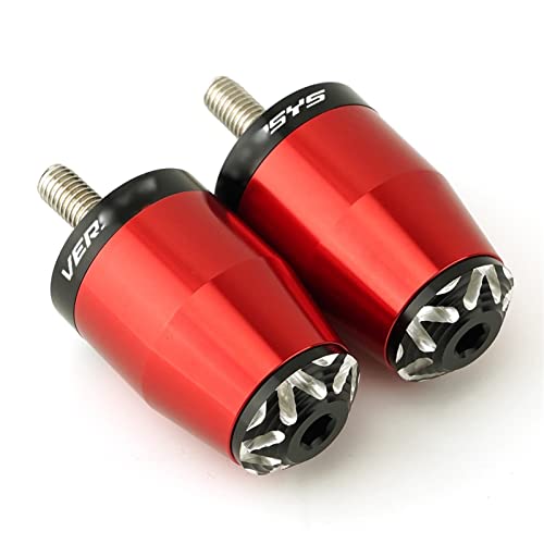 Terminales de manillar aluminio CNC rojo para Versys 650 2017 2