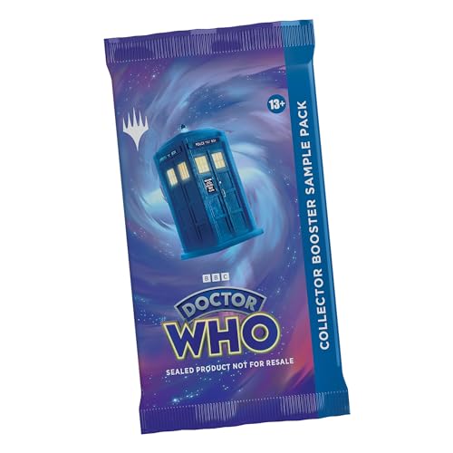 Magic: The Gathering Doctor Who Commander Deck – Paradox Power (100-Card Deck, 2-Card Collector Booster Sample Pack + Accessories)