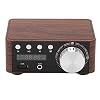 Bluetooth 5.0 Power Amplifier 2 Channel HiFi Digital Amplifier Wood Cabinet DC9V-24V USB Input for Home Theater