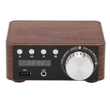 50W+50W Mini Bluetooth 5.0 Power Amplifier,Power Amplifier Stereo HiFi Digital Amp 2 Channel Stereo Hi-Fi Digital Audio Receiver with 9-24V Power Supply,2 Channel with USB