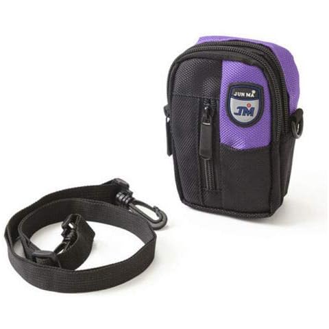 AUConer Compact Camera bag with Shoulder Strap for Sony DSC RX100 II RX100M4 HX60 HX95 HX99 Canon Powershot G9X MK II SX730 SX740 Panasonic Lumix ZS50 FT5 SZ10, Tough digital camera case(Junma Purple) Cover