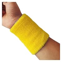 ZWOOS 12 Fasce Per Il Sudore Sportivo Da Polso Per Tennis Squash Badminton Palestra Basket (nero - Foto 9