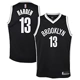 Outerstuff James Harden Brooklyn Nets Black #13 Youth 8-20 Home Edition Swingman Player Jersey (18-20)