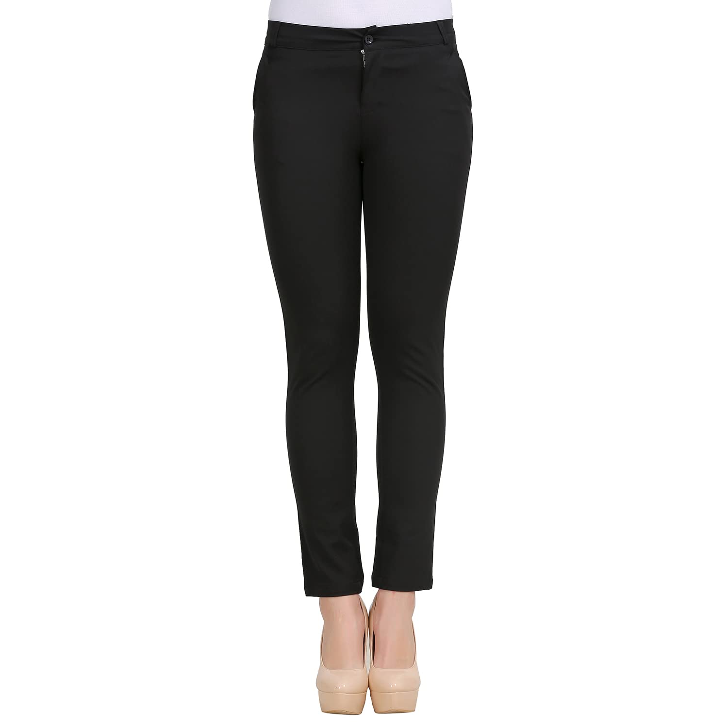 blue ronin Regular Fit Double Sided Pocket Formal Trouser for Women-picture-52