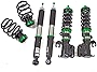 Rev9 R9-HS2-139_1 Hyper-Street II Coilover Suspension Lowering Kit, Mono-Tube Shock w/ 32 Click Rebound Setting, Full Length Adjustable, compatible with Nissan Versa (N17X) 2012-19