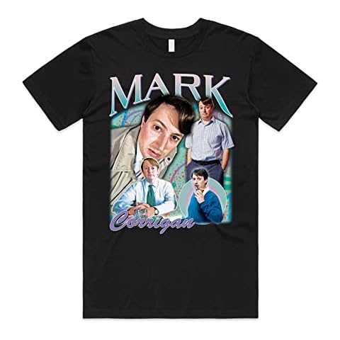 Sanfran Clothing Mark Corrigan Homage Top Funny TV Show Gift Super Hand Mens Women's T-Shirt Large/Black Cover