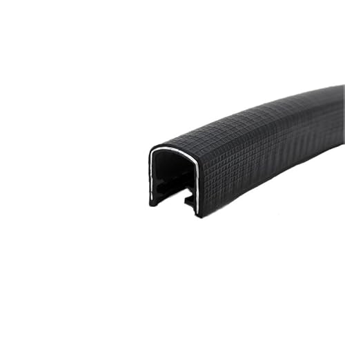 Rivestimento del bordo del canale a U, Striscia di tenuta in gomma, 3,28FT Striscia di tenuta del bordo for la protezione dagli agenti atmosferici in gomma, Protezione del bordo della portiera dell'au