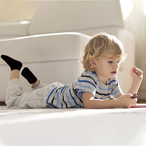 15 Pairs Kids Low Cut Ankle Socks for Boys Girls 1-13, Breathable Lightweight No-Show for Sneakers Sports School3