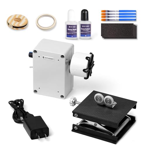 OJYDOIIIY Fishing Rod Repair Kit,Rod Building Kit and Supplies,Wrapping and Winding Machine for Epoxy Drying