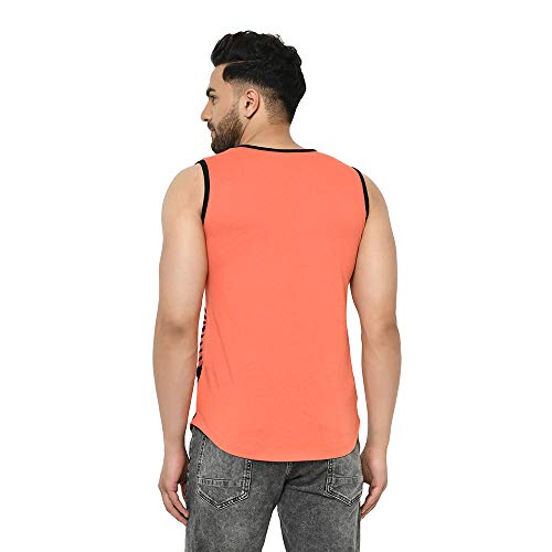 Image of RIGO Men's Geometric Slim Fit Vest (SD02201040 Pink