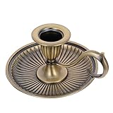 Bougies pilier noires : le bougeoir vintage s'adapte parfaitement à n'importe quel chandelier standard bougie conique ;