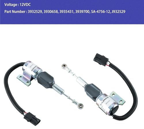 Solénoïde d'arrêt 3932529 contre les pannes d'extinction de moteur 6BT 5.9L 12V - 3