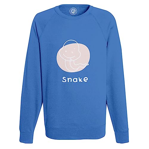 Sweat shirt homme serpent dessin zodiaque horoscope animal noir