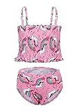 traje unicornio amazon Top de bikini con tirantes ajustables Braguita de bikini triangular, cobertura moderada. Diseño de moda, tejido suave y cómodo.