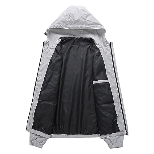 Lmdudan Mens Hooded Zipper Rain Jacket Ladies Lightweight Windbreaker Waterproof Jackets 2023 Fall Winter Warm Coats Tops4