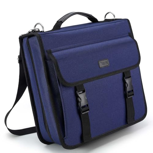 Banero 7,6 cm D-Ring Reißverschlussordner Marineblau