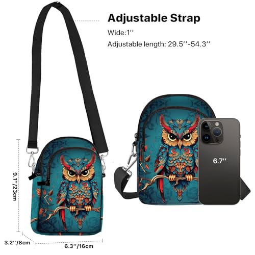 Crossbody Bags for Women Cell Phone Crossbody Bag Lightweight Over Shoulder Handbag Purse with Adjustable Strap3