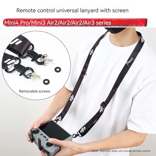RC Lanyard Neck Strap Compatible with Mini 4 pro/Air 3/Air 2s Drone Remote Controller RC 2/ PRO Accessories - Image 2