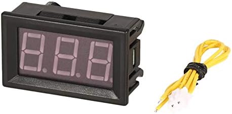 fggfgjg 70-380V LED Display Panel Voltmeter Voltage Meter Volt Tester Auto Car(Black)